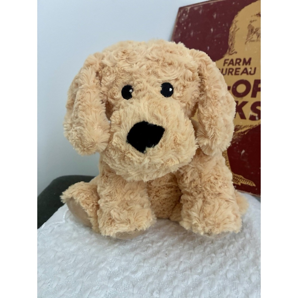 Warmies Golden Dog Weighted Microwaveable Plush Puppy Heat Pack Aromatherapy